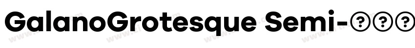 GalanoGrotesque Semi字体转换